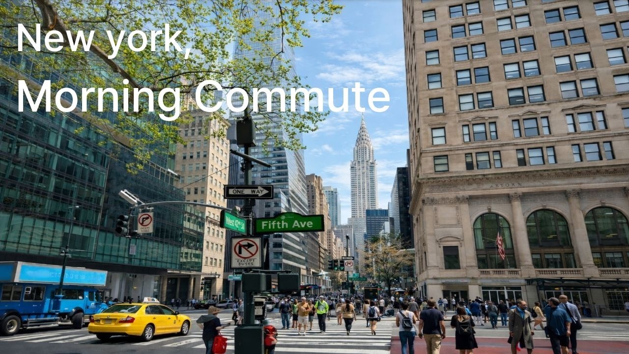 Playlist | 오늘은 잘 될 하루 ☕ New York Morning ☀️CAFE BGM · 출근길 · 노동요 ·매장음악