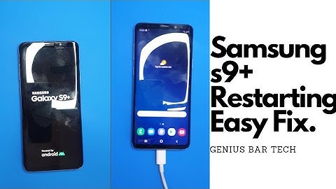 Samsung s8+/s9+ restarting boot loop error easy way to fix