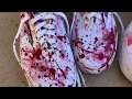 GuzDesigns - How to Paint "BLOODY SHOES" + Quality compare and contrast!