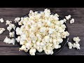 Buttery Popcorn on the Stovetop - Secret to keep popcorn from burning and soggy 爆米花