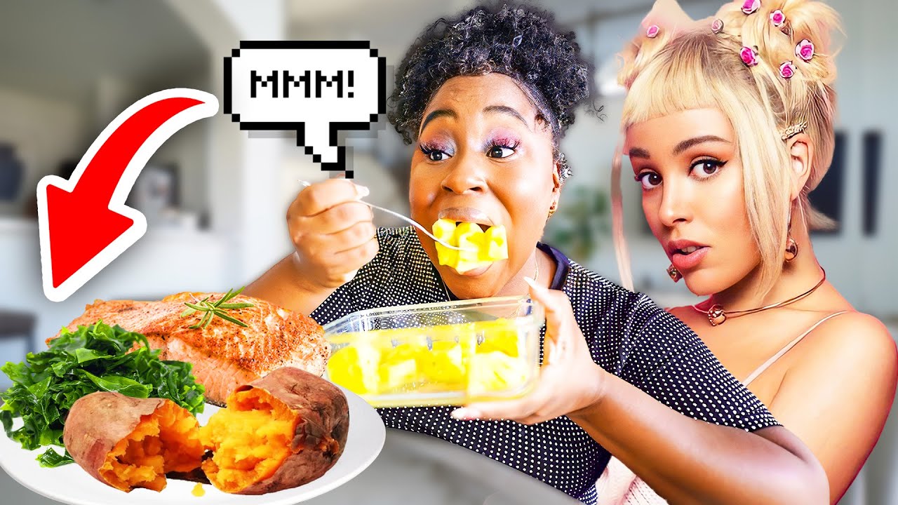EATING LIKE DOJA CAT FOR 24 HOURS!