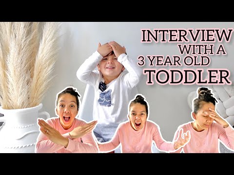 Interview with a 3 year old toddler (so cute and funny) | Interview with Nimo