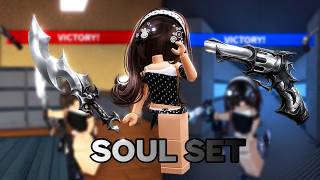 playing MM2 with soul set (FUNNY MOMENTS)