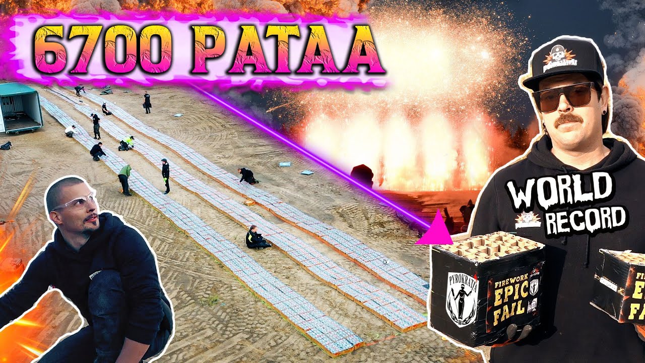 Pata Meihemi! 6700 pataa kerralla palamaan! Tämä video kaikkien pitää nähdä.