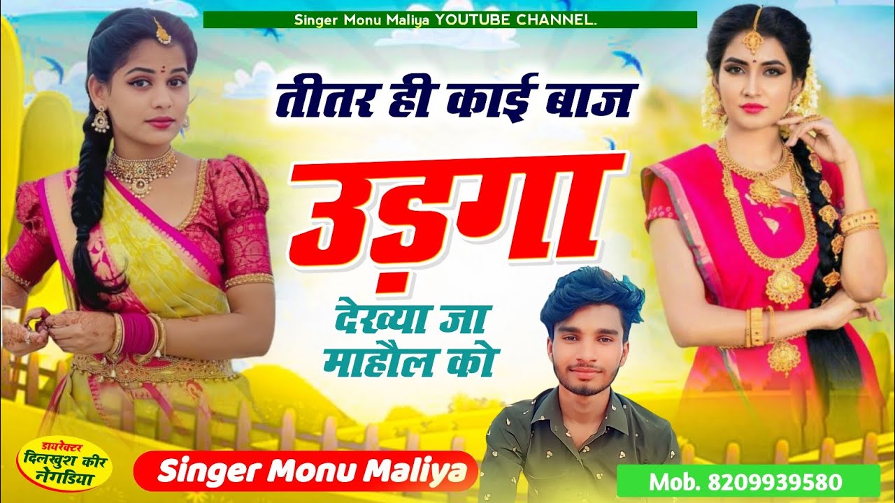 तितर ही काई बाज उड़गा देख्या जा माहौल को || Full Trending viral DJ Song || सिंगर मोनू मलिया बूंदी 