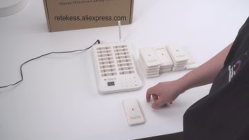 HOW TO USE RETEKESS TD157 RESTAURANT PAGER