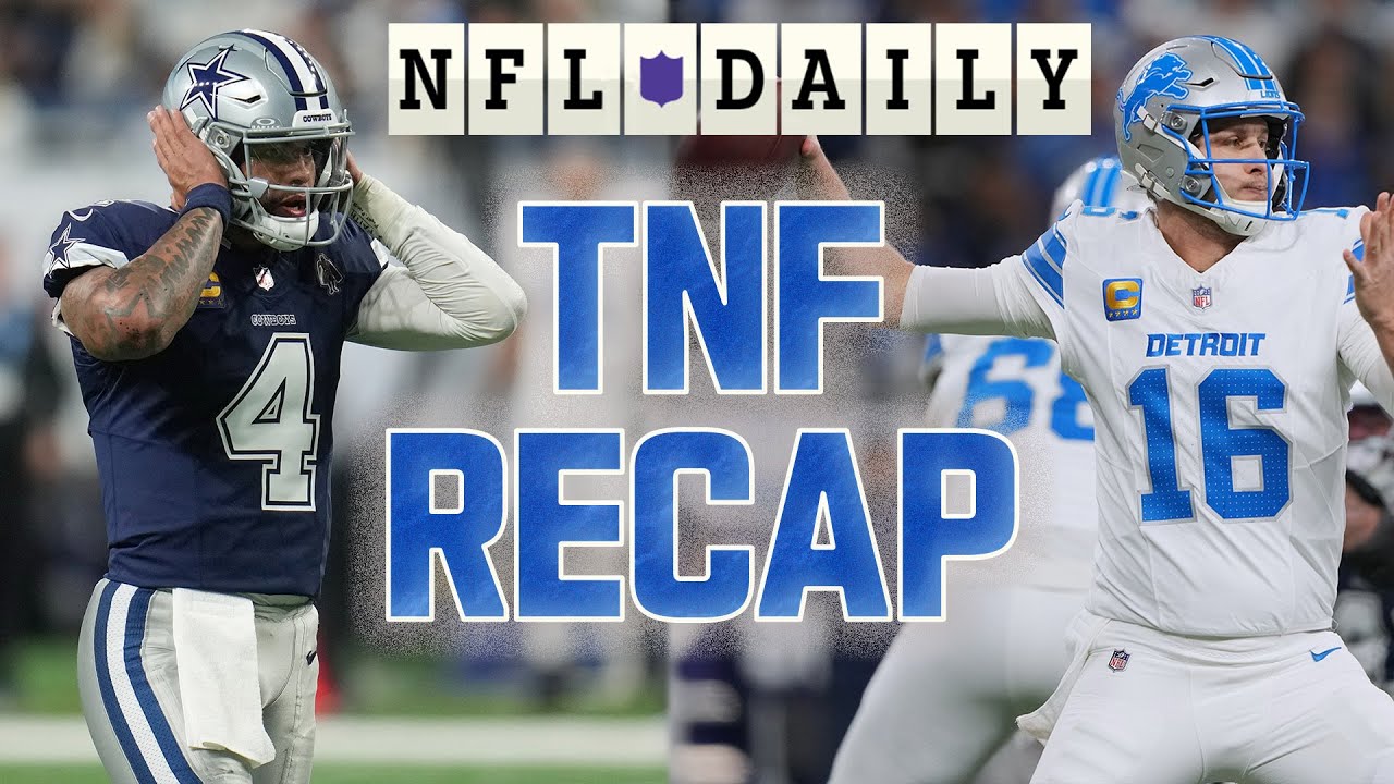 NFL Week 14 Cowboys-Lions TNF Recap | Jahmyr Gibbs Ties a Record Set by the Great Barry Sanders