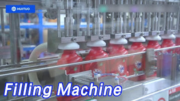 Automatic Linear Filling Machine Flowmeter 60 - 90bpm For Laundry Detergent