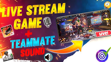 How To Live Stream Game Sound+Teammate Sound || Live Stream Mic Problem Solved 💯 🔥