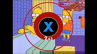 Bart hits Homer with a Chair but its Double Boost