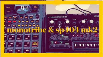 monotribe & sp-404 mk2 osoruosoru tekitou ni guinguin ♪  house  dance