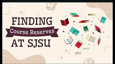 Finding Course Reserves and Free Textbooks via King Library