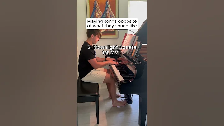 Playing songs the way they AREN'T meant to be... 🎹🎵❌ #shorts #piano