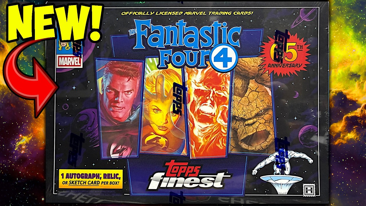First Look: 2026 Topps Finest Fantastic Four Hobby Box - YouTube