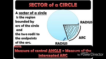 Grade 10 Math :  How to find the area of a sector of a circle? MELC WEEK 5-6