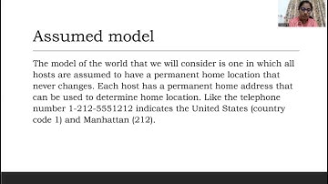 Routing for mobile hosts