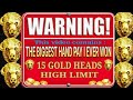 (2) MASSIVE HANDPAYS LIGHTNING CASH WILD CHUCO ... - YouTube