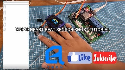 KY-039 HEART BEAT SENSOR SHORT TUTORIAL