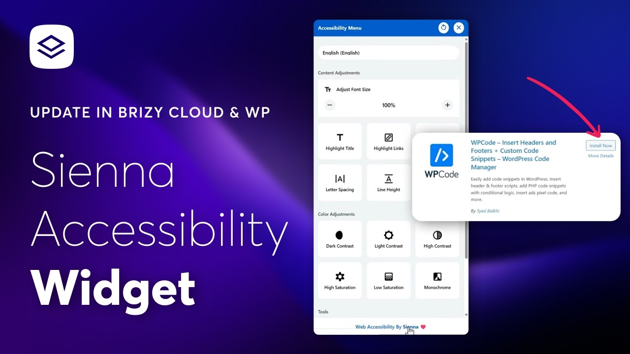 Новинка! Меню доступности в облаке — обеспечьте доступность вашего сайта одним нажатием кнопки.