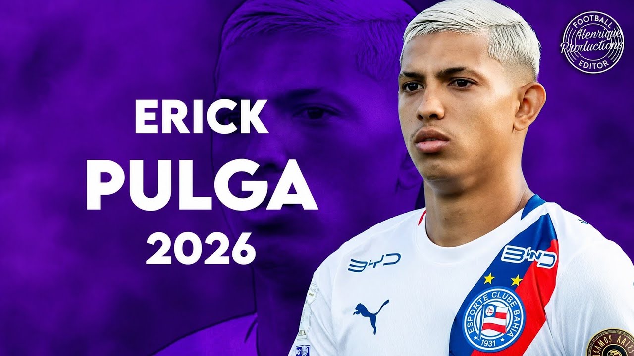 Erick Pulga 2026 ► Bahia ● Crazy Skills, Goals & Assists | HD