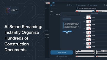 AI Smart Renaming: Instantly Organize Hundreds of Construction Documents