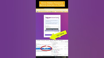 How to Show Hidden Password Behind Asterisks on Firefox #firefox #browserfeatures