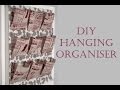 {Step by Step Sewing} DIY Fabric Hanging Organiser