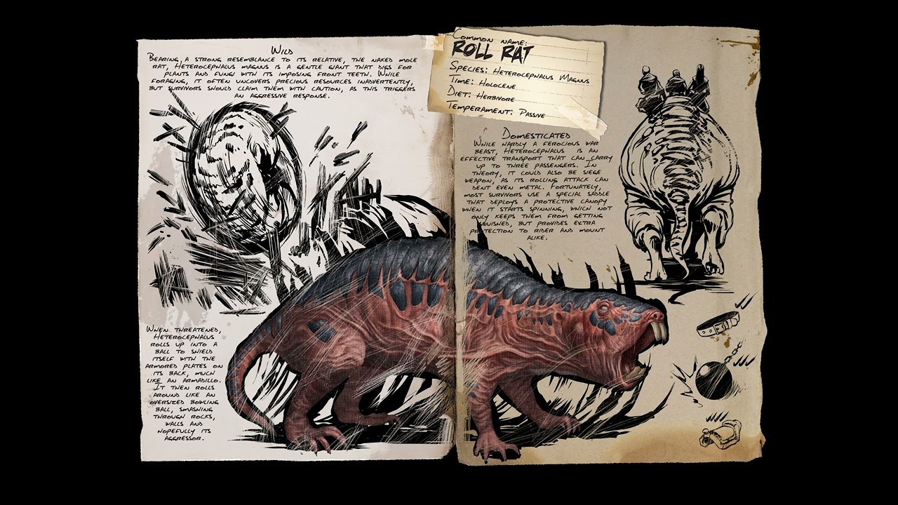 Every Rollrat Sounds In Ark Survival Ascended : Aberration