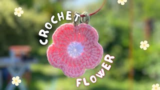 กุญแจดอกไม้ง่ายๆ How to crochet flower 🌺 🌺 (by me)