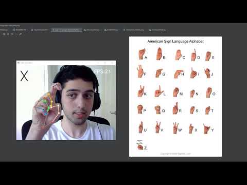 Live Python ASL Alphabet Translator Demo