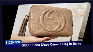 GUCCI Soho Disco Camera Bag in Beige | Vlog 05 Hymme's Luxury