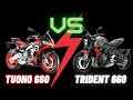 Aprilia Tuono 660 Vs Triumph Trident 660 - Power Vs Price?