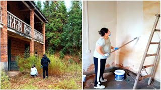 Genius girl renovate building in the mountains~survive in the forest and build kitchens | MAKEOVER