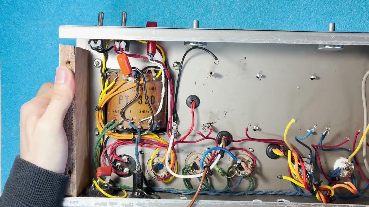 シャーシ内整備【真空管アンプ 改造計画】#5 #tubeamp #guitar