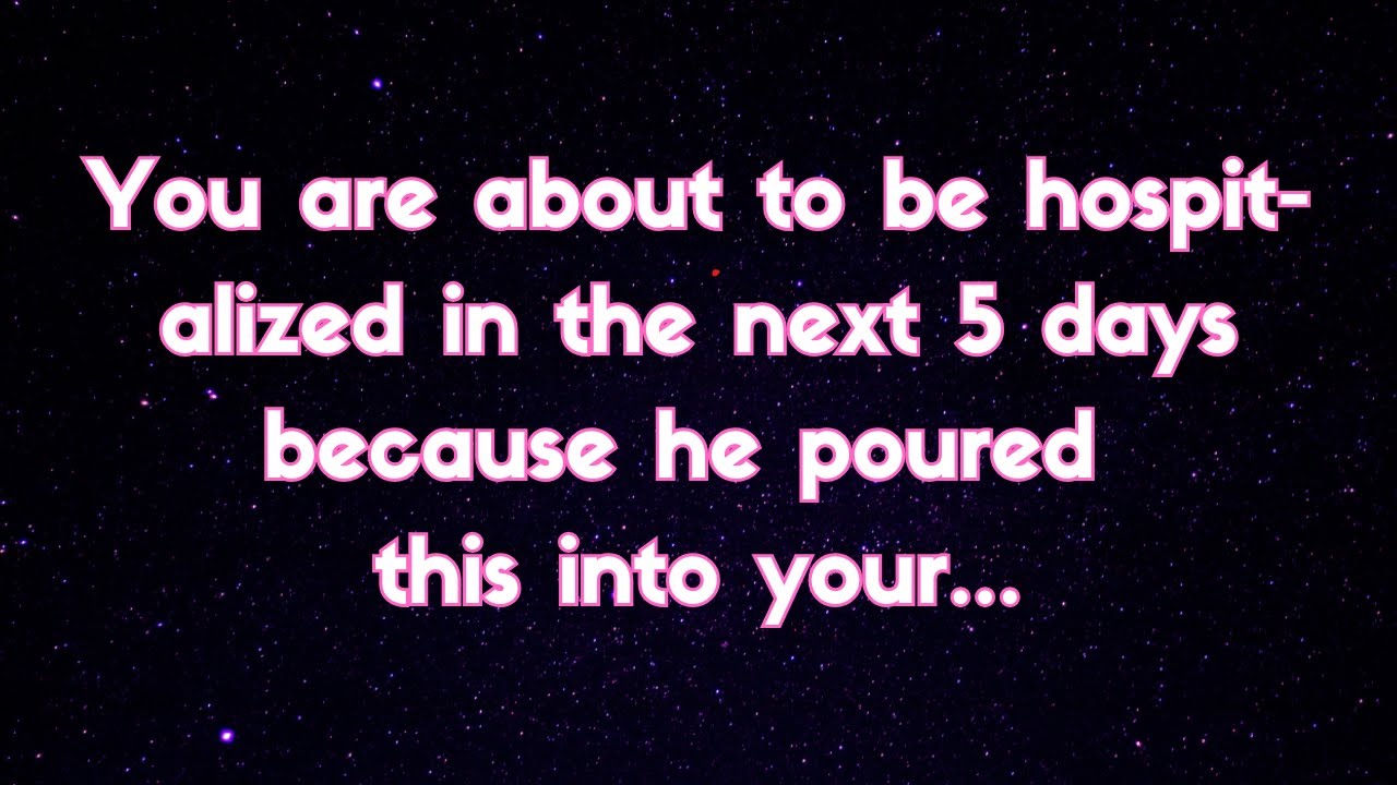 🙏 ️God Message Today || You are about to be hospitalized the next 5 ...