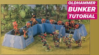 How to make an Oldhammer Bunker from 1995 White Dwarf - Templates Included! Warhammer 40k Scenery