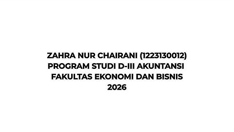 Video Laporan Magang / Praktik Kerja Kegiatan 