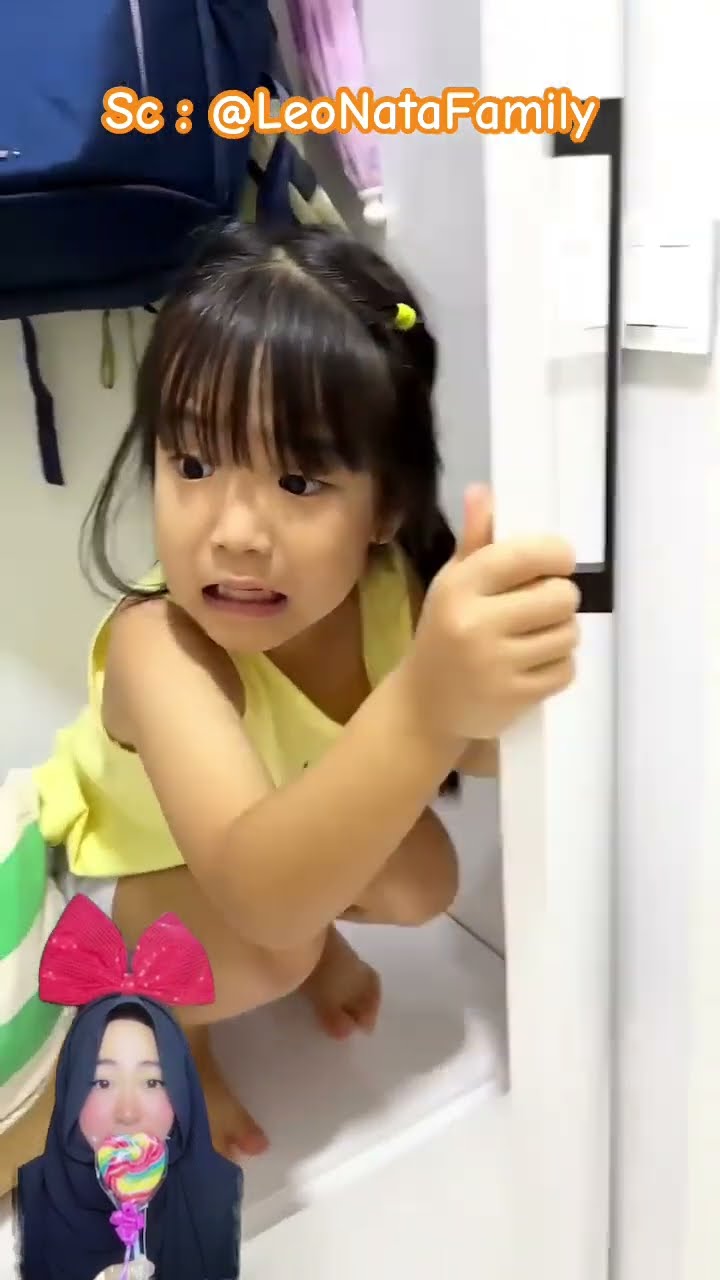 PAPA MAU BERSIN ⁉️ semua pada sembunyi ? @LeoNataFamily #shorts #funny #dubbing