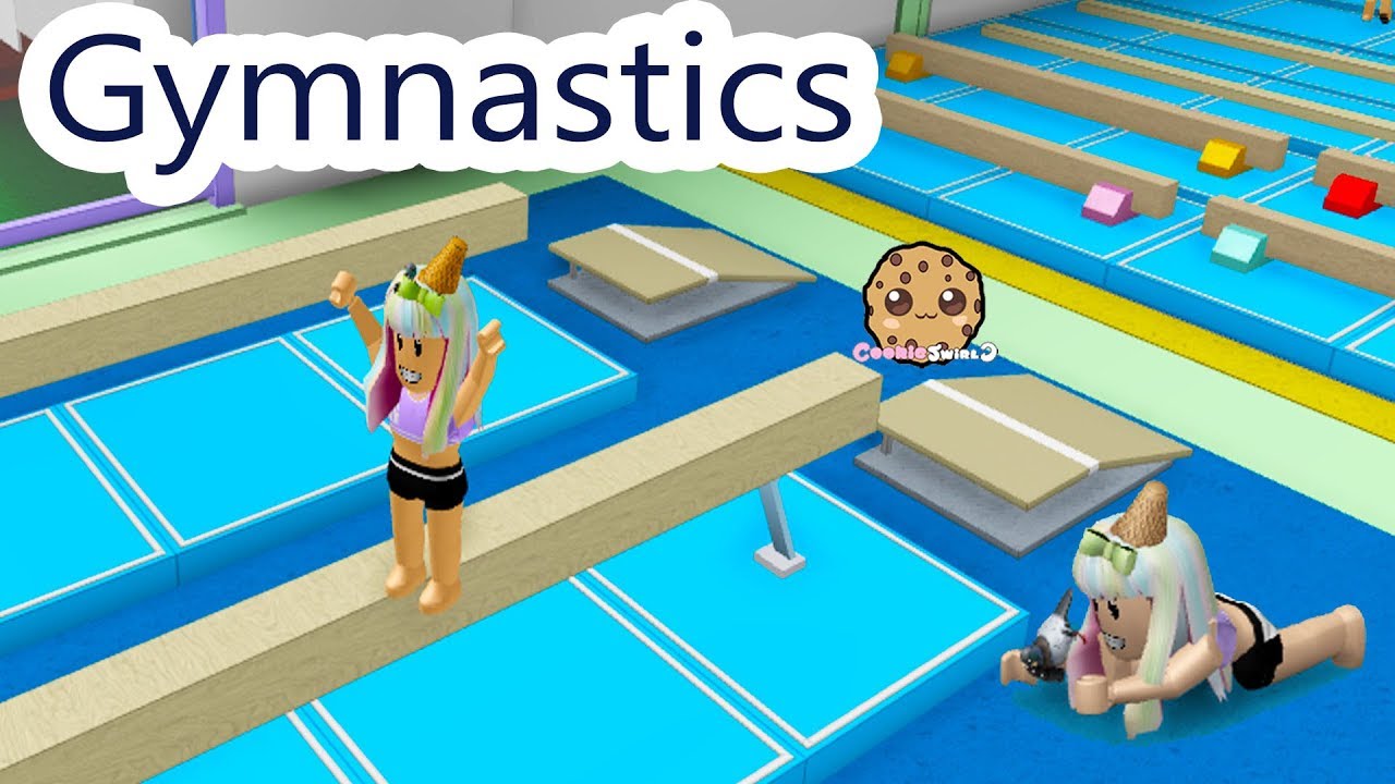 High School Gymnastics Team Try Outs Let S Play Roblox Fun Video