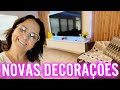 Colocando as decoraçoes pela casa- está ficando lindo!