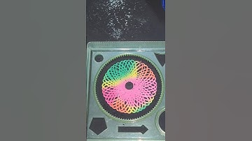 What does this pattern resemble??? Magic Ruler Small ruler, big wisdom #2024 #shorts #Spirograph