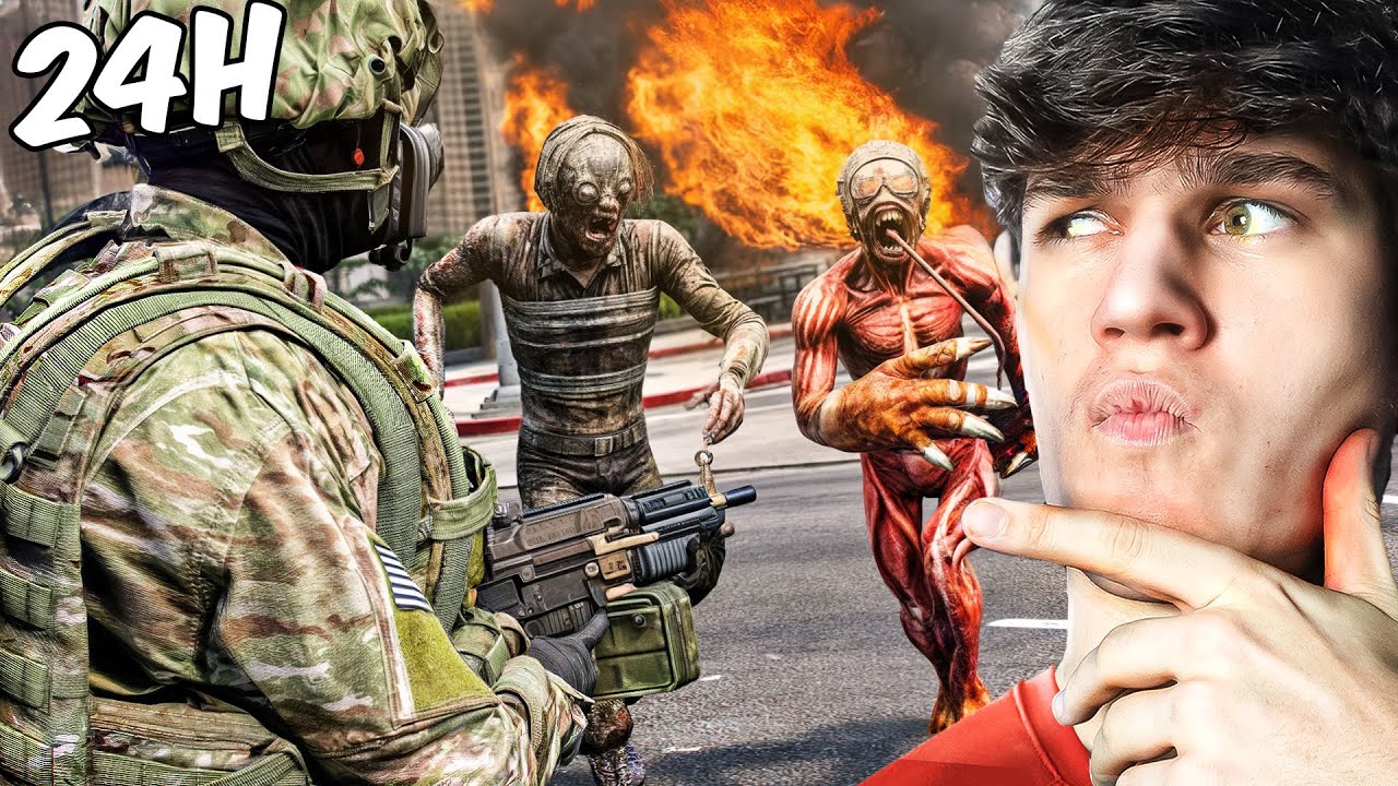 Spędziłem 48h jako LIKWIDATOR ZOMBIE w GTA V!