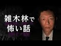 【野外で怖い話】島田秀平が夜の雑木林で怪談【コメント怪談】