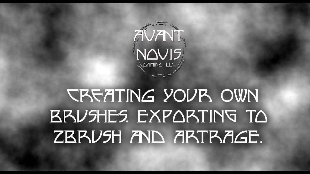 Exporting Heightmap Brushes from to ArtRage and Zbrush YouTube