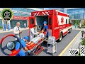 Ambulance City Rescue Simulator Game - 911 US Emergency Ambulance Driving 3D - Android Gameplay