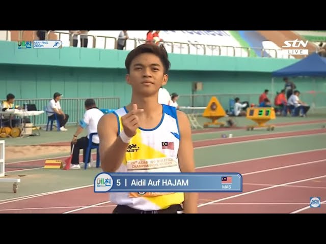 Men's 200m Final | 20th Yecheon ASIAN U20 Athletics Championships 2023 class=