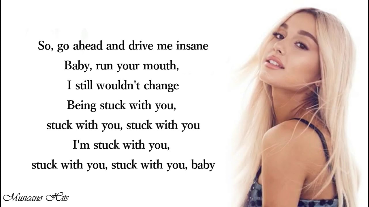 Stuck with you (with Justin bieber) - Ariana Grande #lyrics