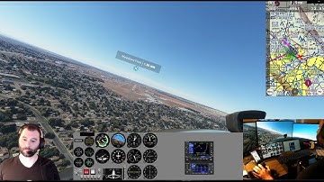MSFS2020 5 Monitor Air Manager BETA - PilotEdge CAT-05 - Class D to Class D VFR Flight Following