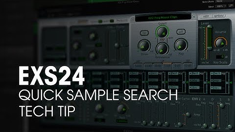 Tech Tip - Super quick sample search in Logic Pro