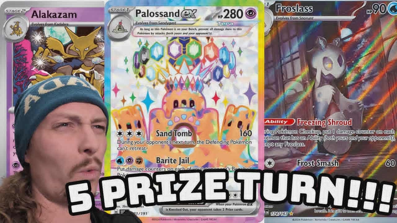 Take tons of prizes with Palossand ex and Alakazam!!